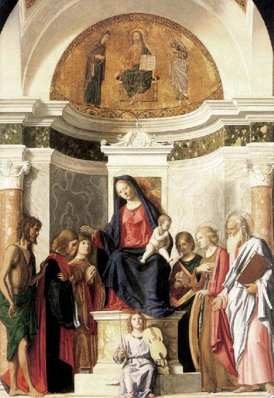 CIMA da Conegliano Madonna Enthroned with the Child dfg oil painting image